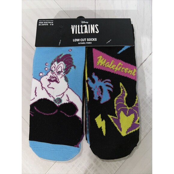 Disney Villans  Low-Cut Socks - Picture 1 of 2